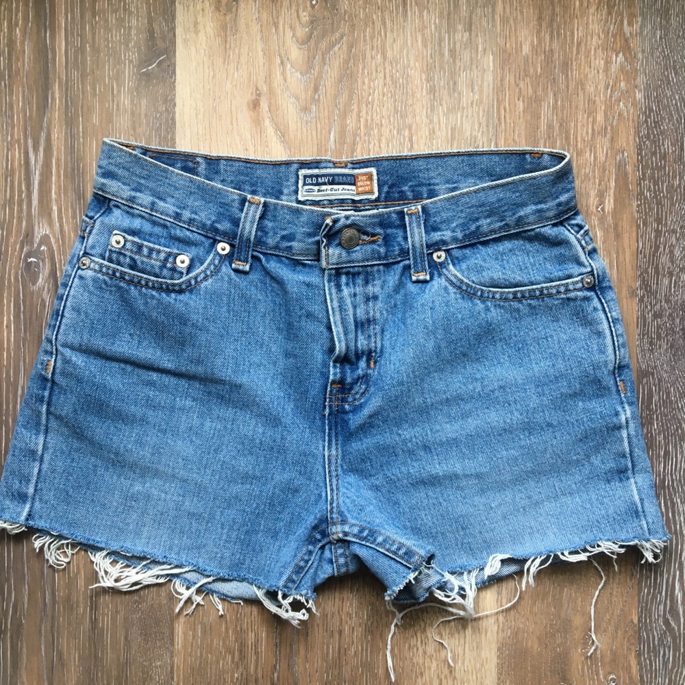 Denim shorts